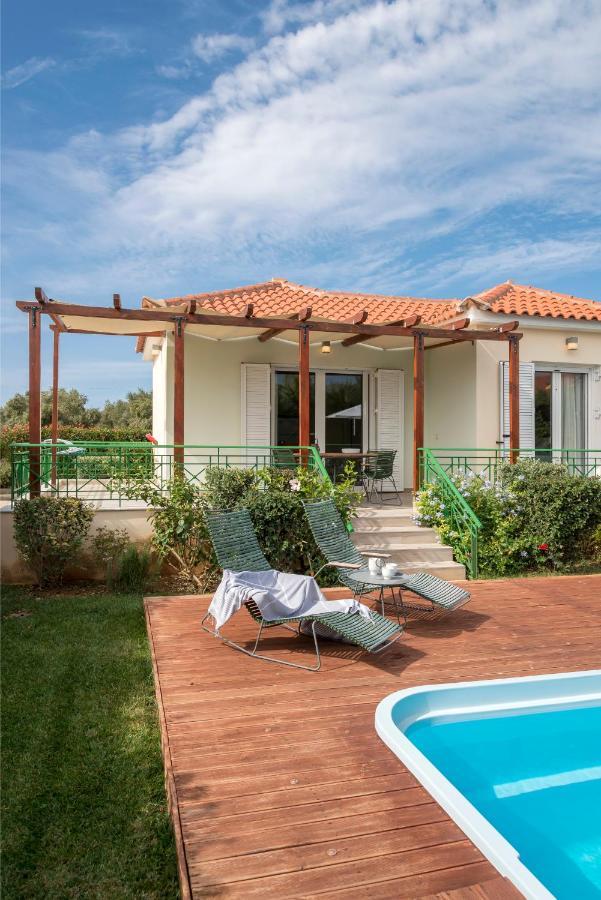 Venus Villa With Private Pool, 2Min To The Beach Finikounta Eksteriør bilde